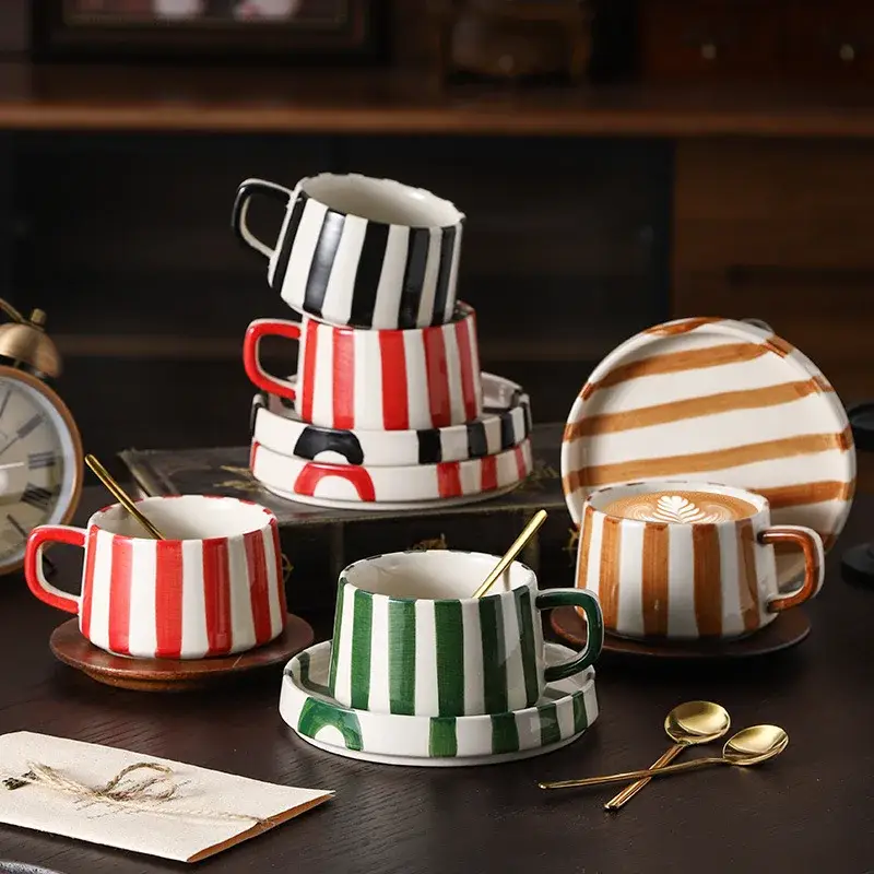 Mug en Porcelaine avec Plateau – 260 ml