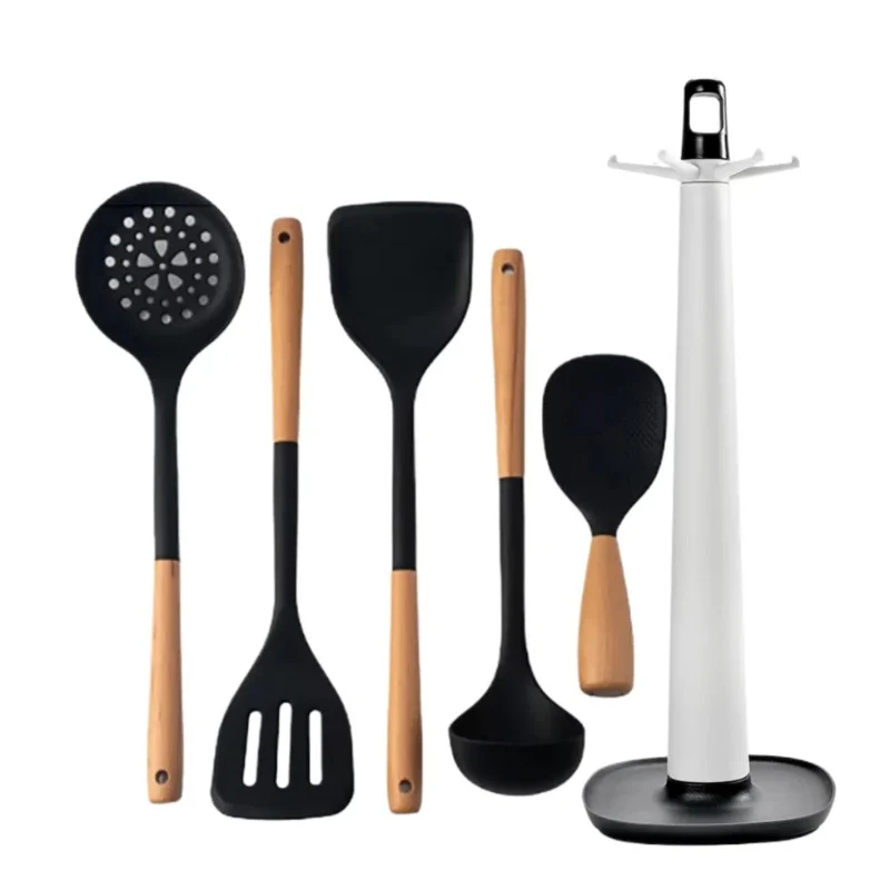 Ustensiles de cuisine en silicone 6 pièces - Résistants à la chaleur