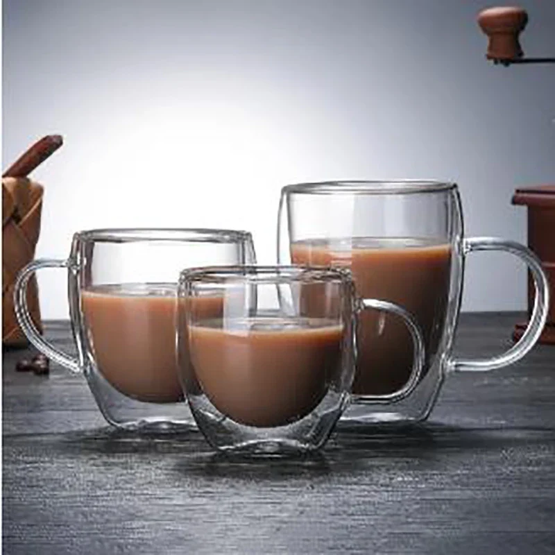 Verre Double Paroi – Café & Thé, Transparent et Résistant
