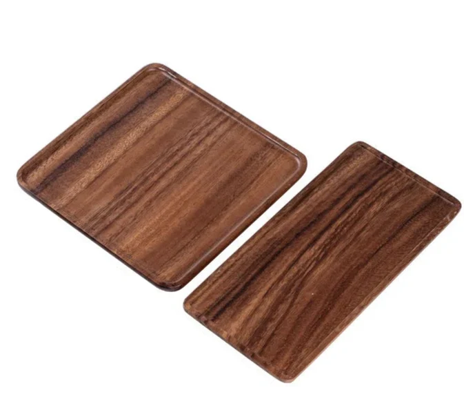 Plateau en Bois Noyer – Design Rétro et Pratique pour Cuisine